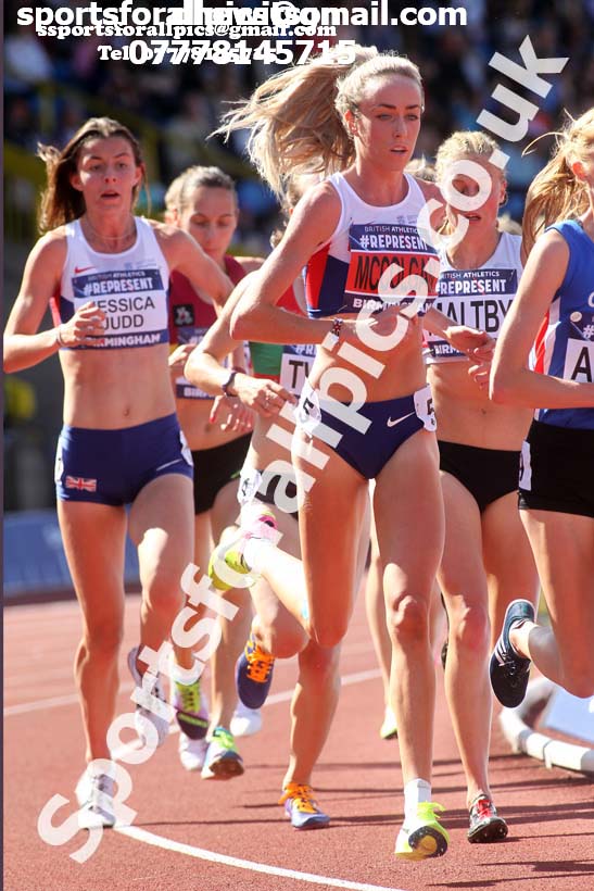 Womens 5000 metres, British World Championship Team Trials, Alexander Stadium, Birmingham